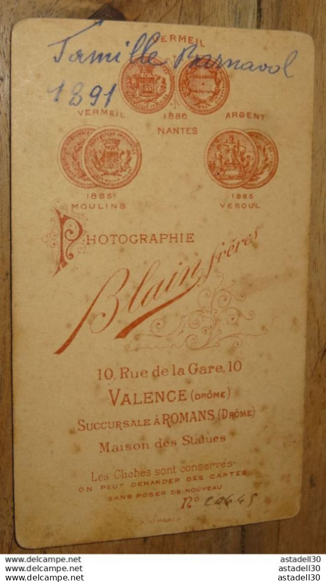 Cdv Famille BARNASOl ? 1891 (nom A Confirmer) ............. E1-194 - Persone Identificate