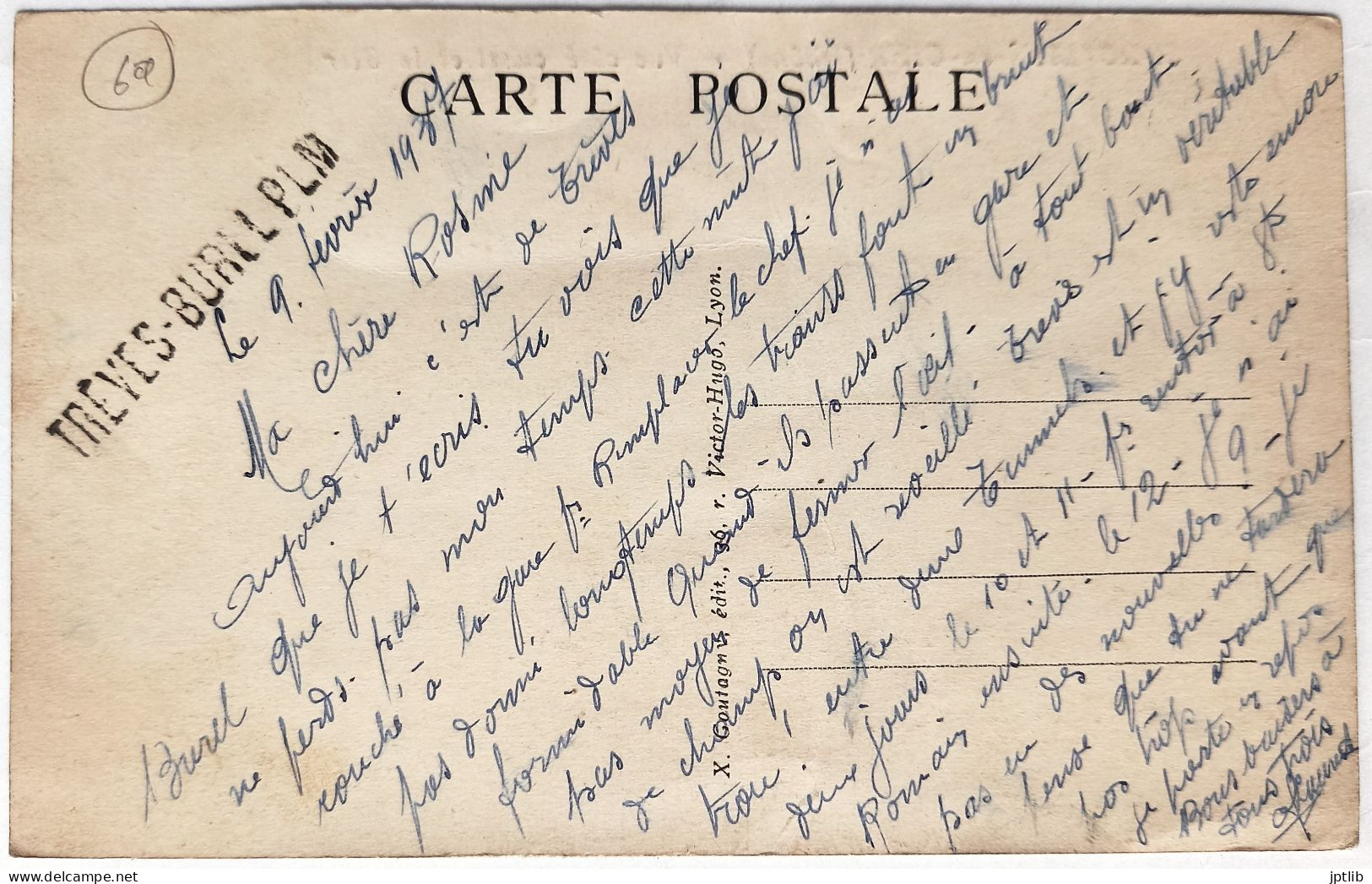 CPA Carte Postale / 69 Rhône, St Ou Saint-Romain-en-Gier / X. Goutagny, édit. / Vue Côté Ouest Et Le Gier. - Andere & Zonder Classificatie