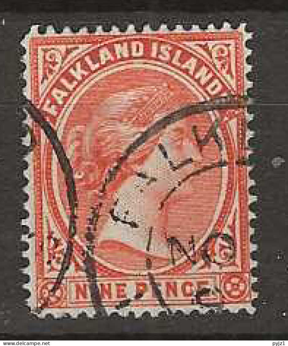 1891 USED Falkland Islands Mi 12b - Falklandinseln