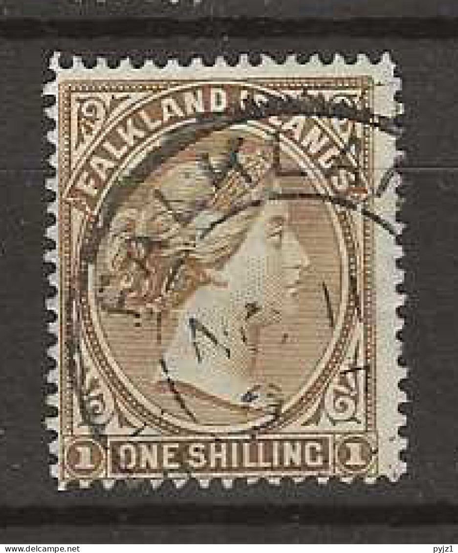 1891 USED Falkland Islands Mi 14 - Falklandeilanden