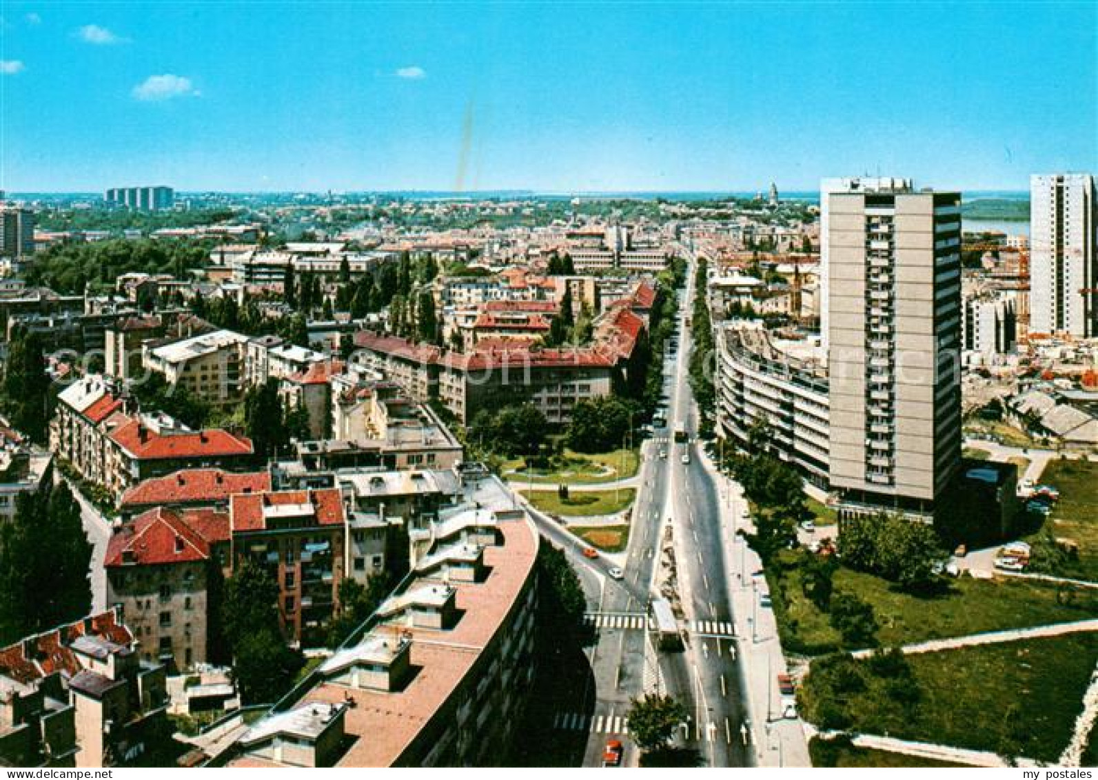 73789334 Zemun Semlin Zimony Belgrad Belgrade Beograd Serbija Teilansicht  - Serbie