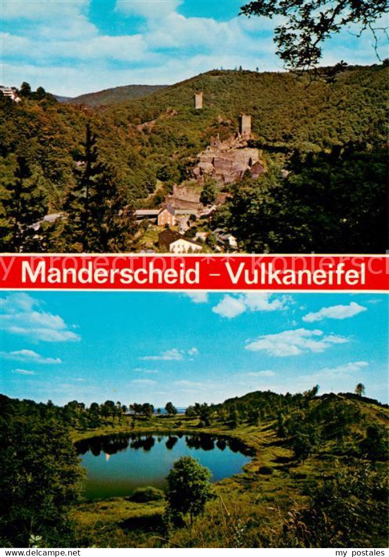 73789317 Manderscheid Eifel Teilansichten Vulkaneifel Manderscheid Eifel - Manderscheid