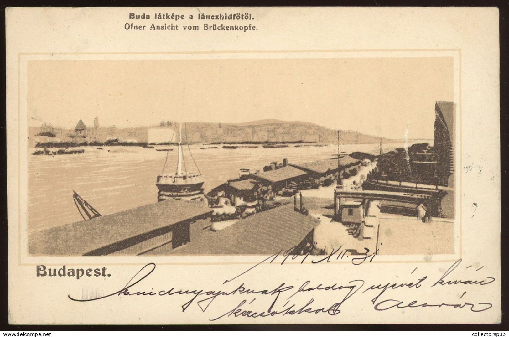 BUDAPEST 1900 Vintage Postcard - Hongarije