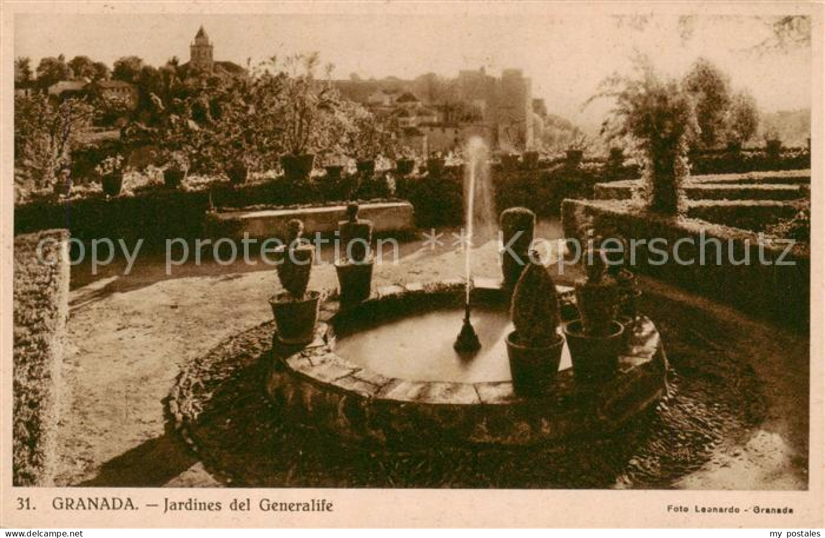 73789233 Granada Andalucia ES Jardines Del Generalife  - Andere & Zonder Classificatie