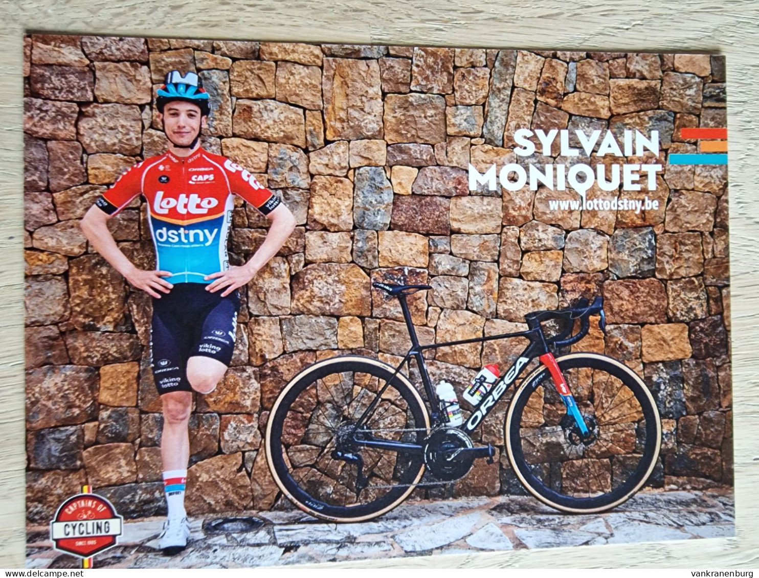 Card Sylvain Moniquet - Team Lotto Dstny - 2024 - Belgium - Cycling - Cyclisme - Ciclismo - Wielrennen - Wielrennen