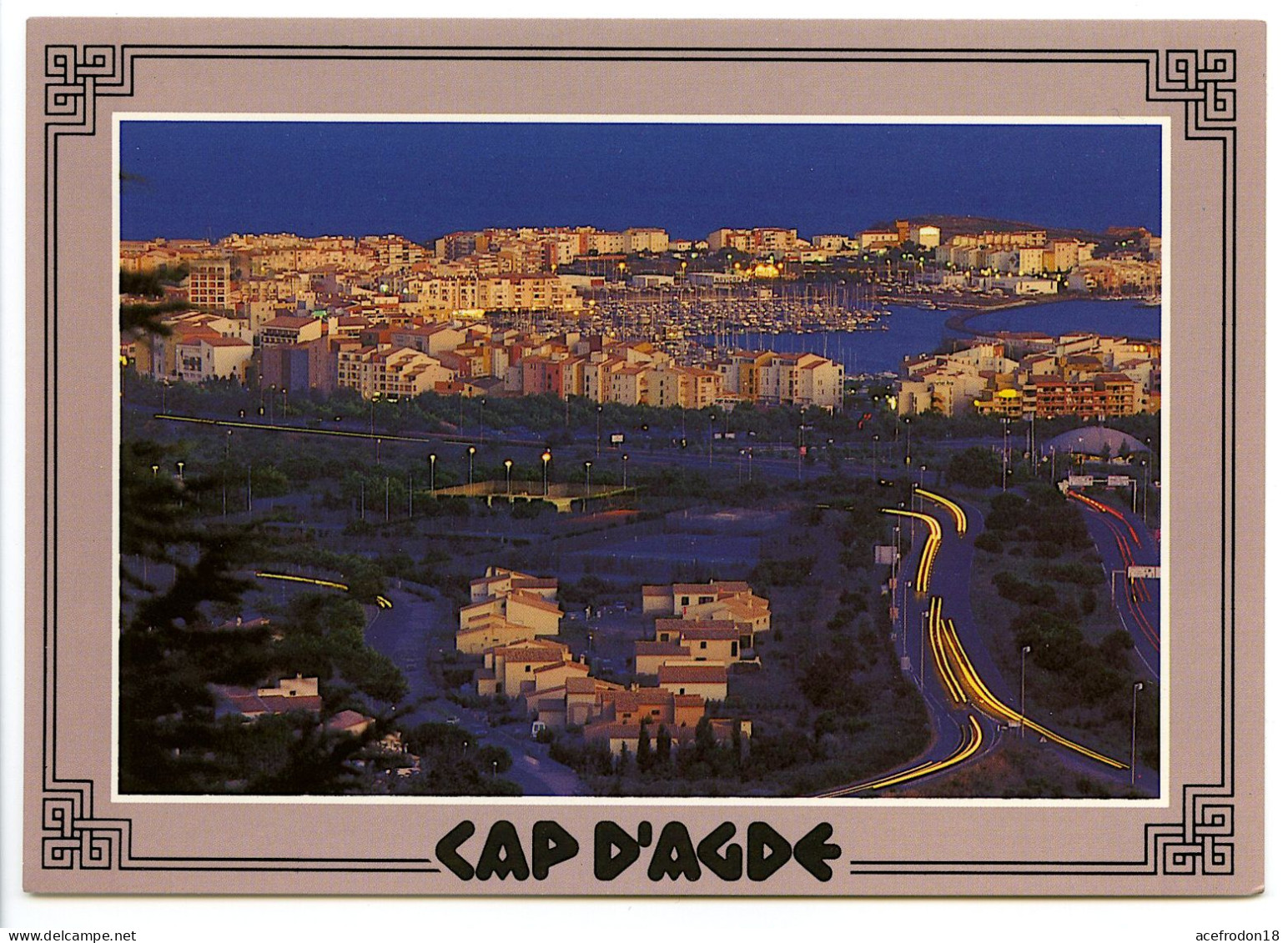 Cap D'Agde - Vue Générale De Nuit - Agde