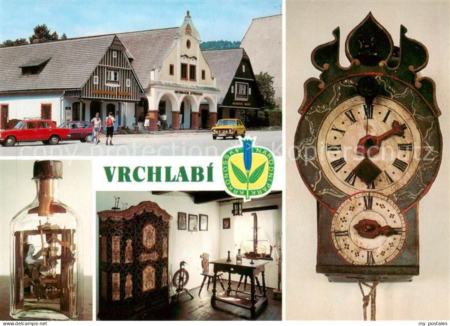 73789221 Vrchlabi Hohenelbe CZ Museum Altes Handwerk Webstuhl Holzuhr  - Czech Republic