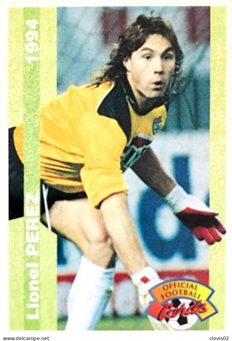 35 Lionel Perez - Nimes - Panini Official Football Cards 1994 - Trading-Karten