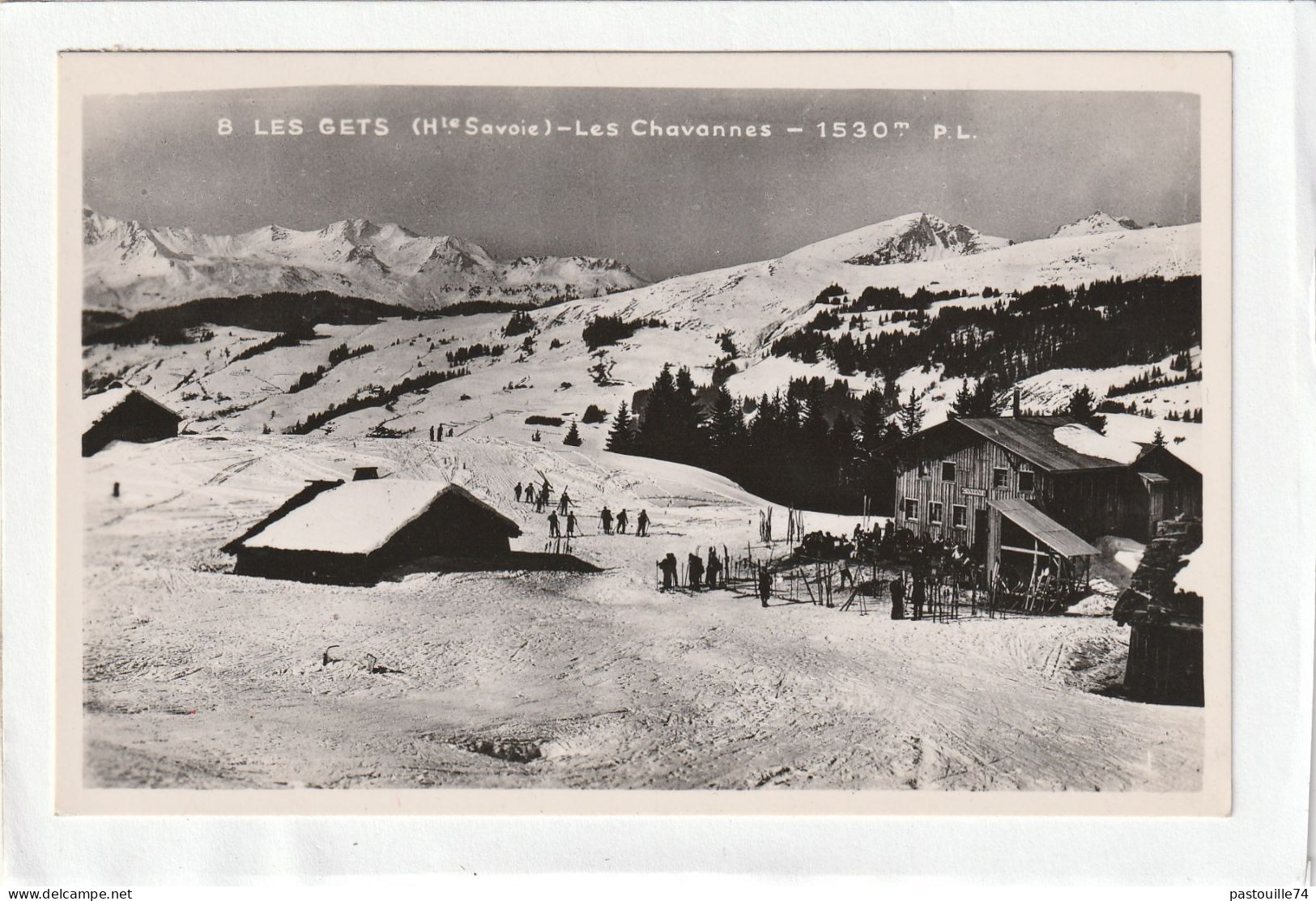 Carte Photo Véritable 13,8 X 8,8  -  LES  GETS  -  Les  Chavannes - Les Gets