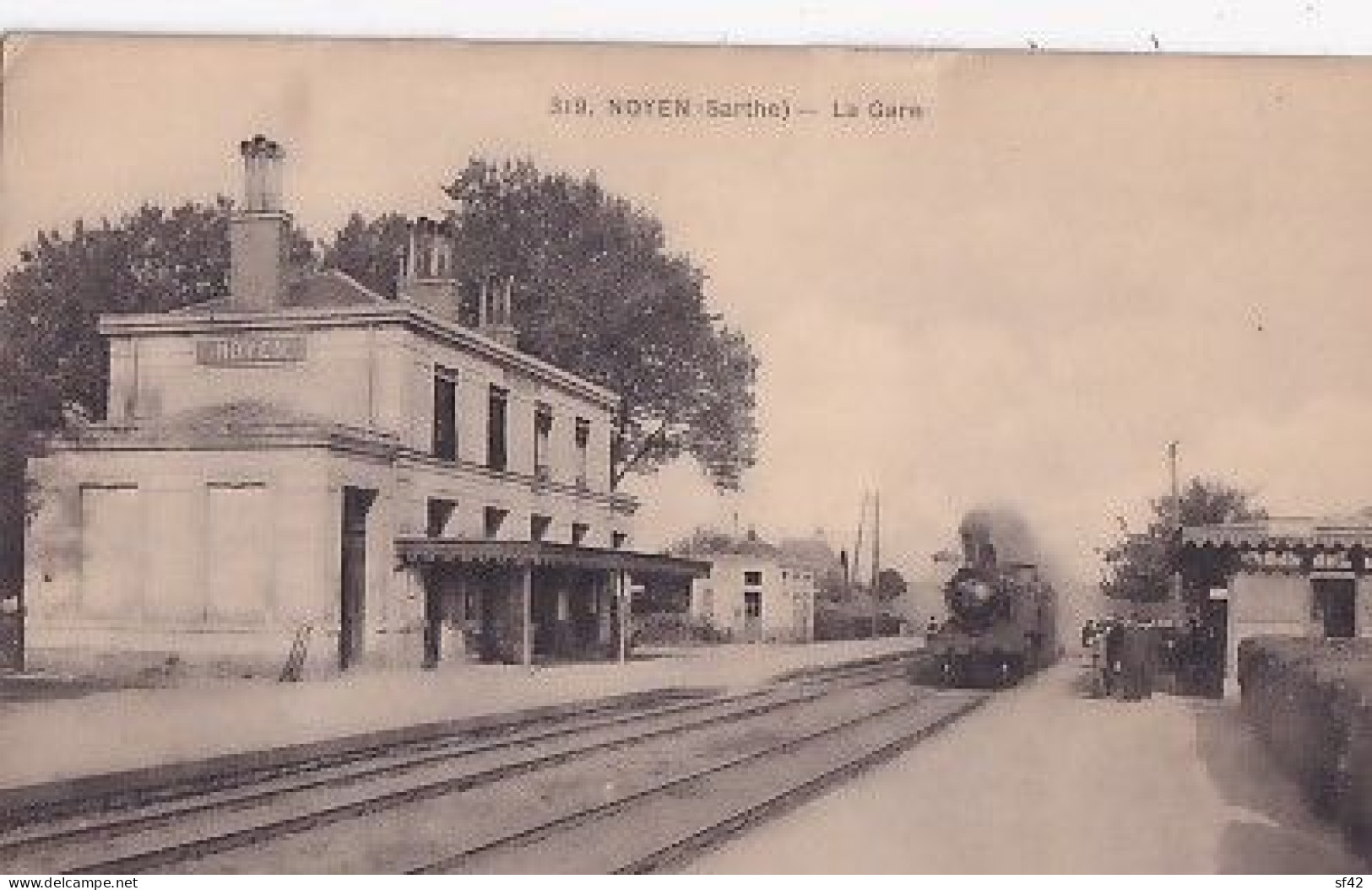 NOYEN                                      LA GARE       Arrivée Du Train - Andere & Zonder Classificatie