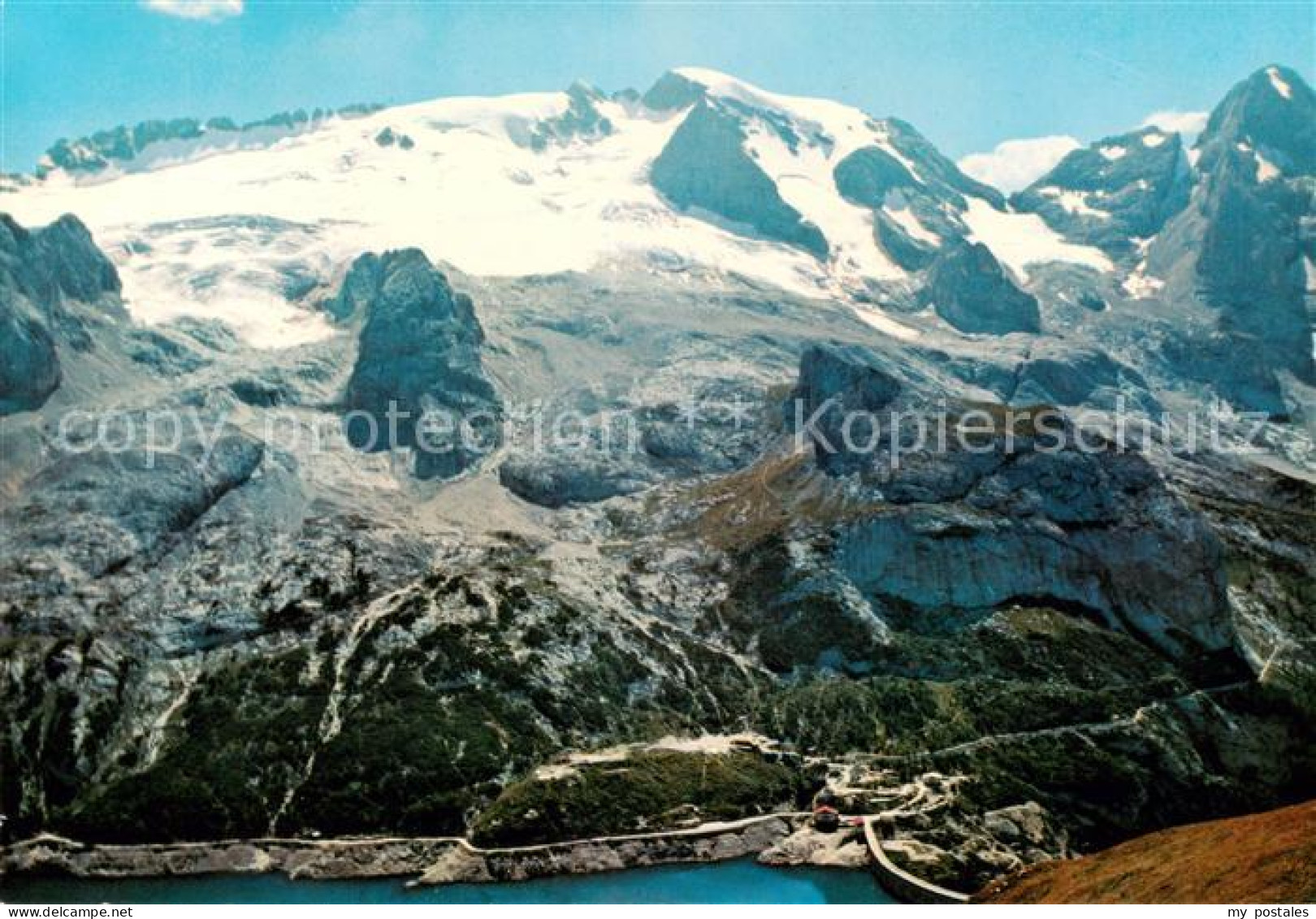 73789164 Trentino Dolomiten La Marmolada E Gran Vernel Col Lago Fedaia Trentino  - Andere & Zonder Classificatie