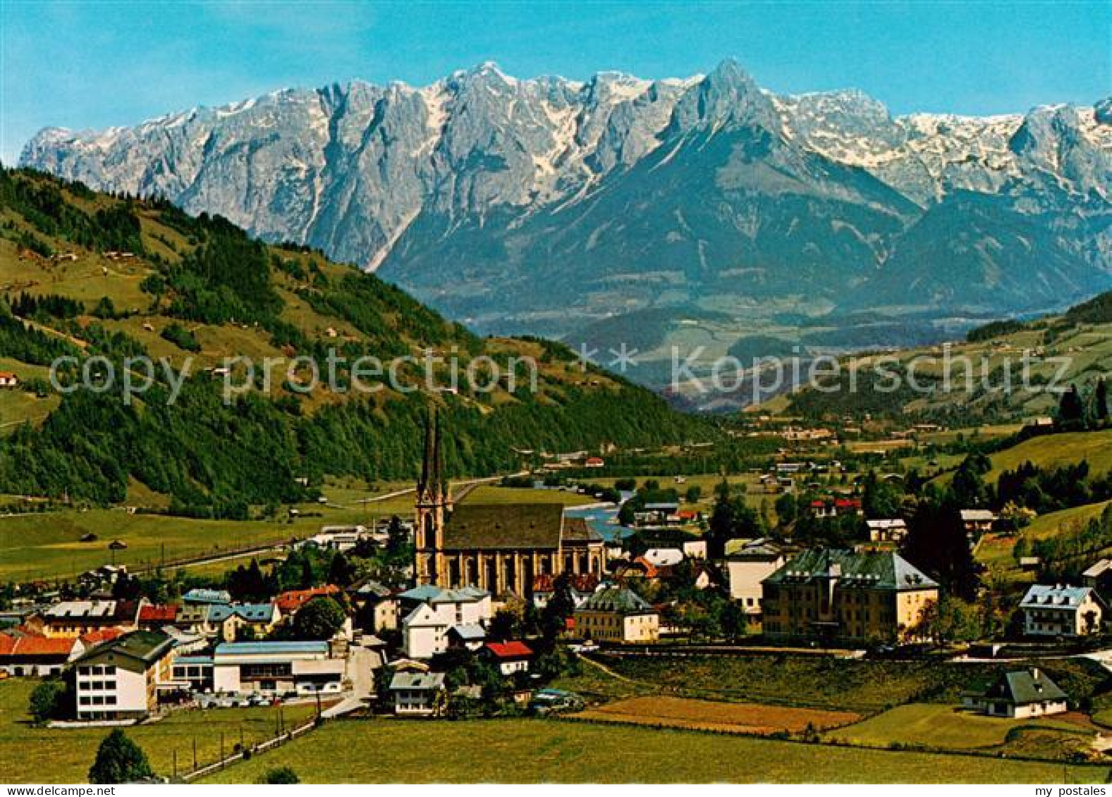 73789140 St Johann Pongau Panorama Mit Tennengebirge St Johann Pongau - Otros & Sin Clasificación