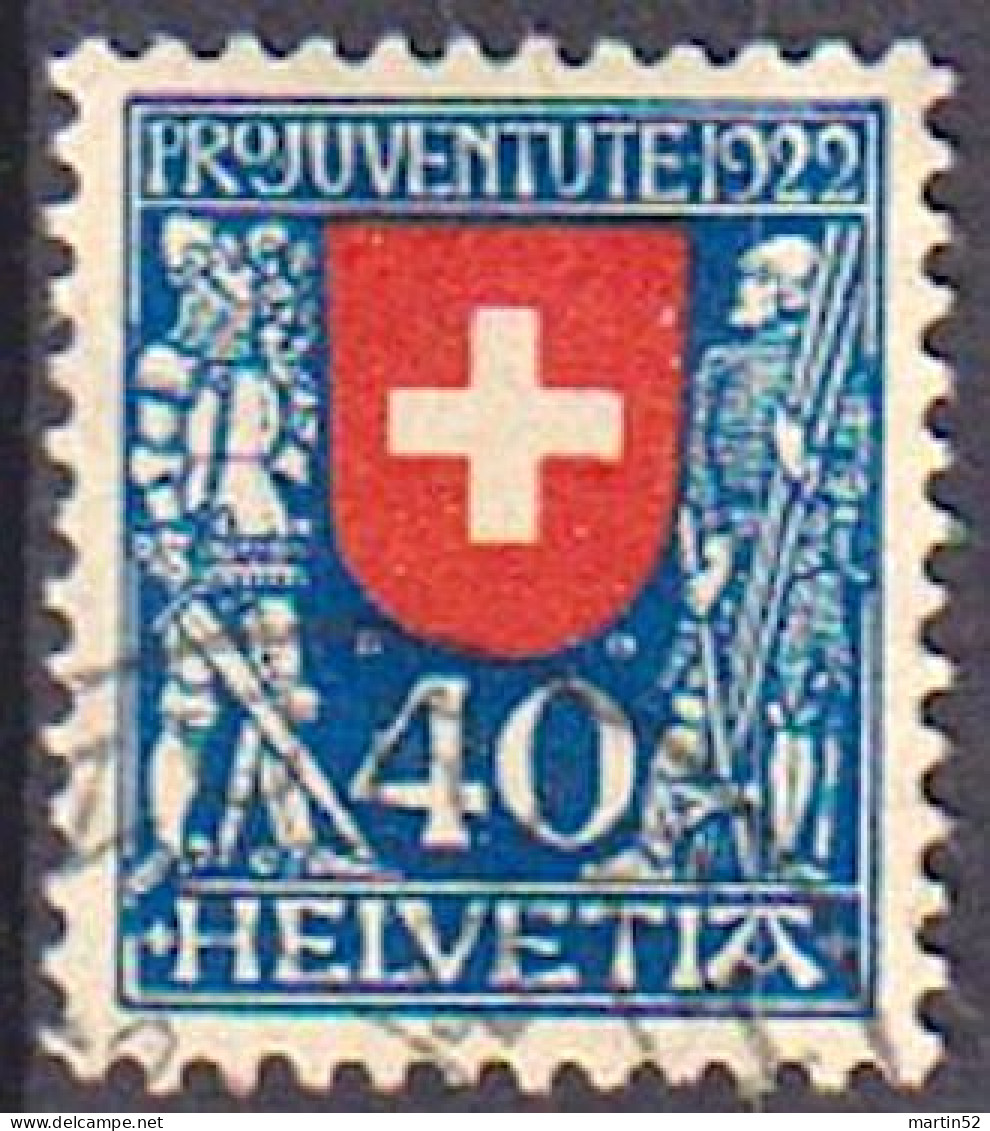 Schweiz Suisse Pro Juventute 1922: Ritter+Soldat Zu WI 24 Mi 178 Yv 191 Mit Stempel Von ZÜRICH (Zu CHF 90.00) - Oblitérés