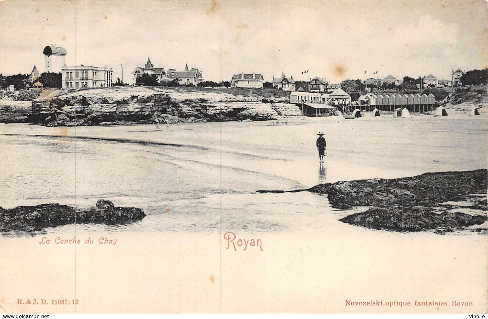 24-5232 :  ROYAN.  LA CONCHE DE CHEY. CARTE PRECURSEUR - Royan