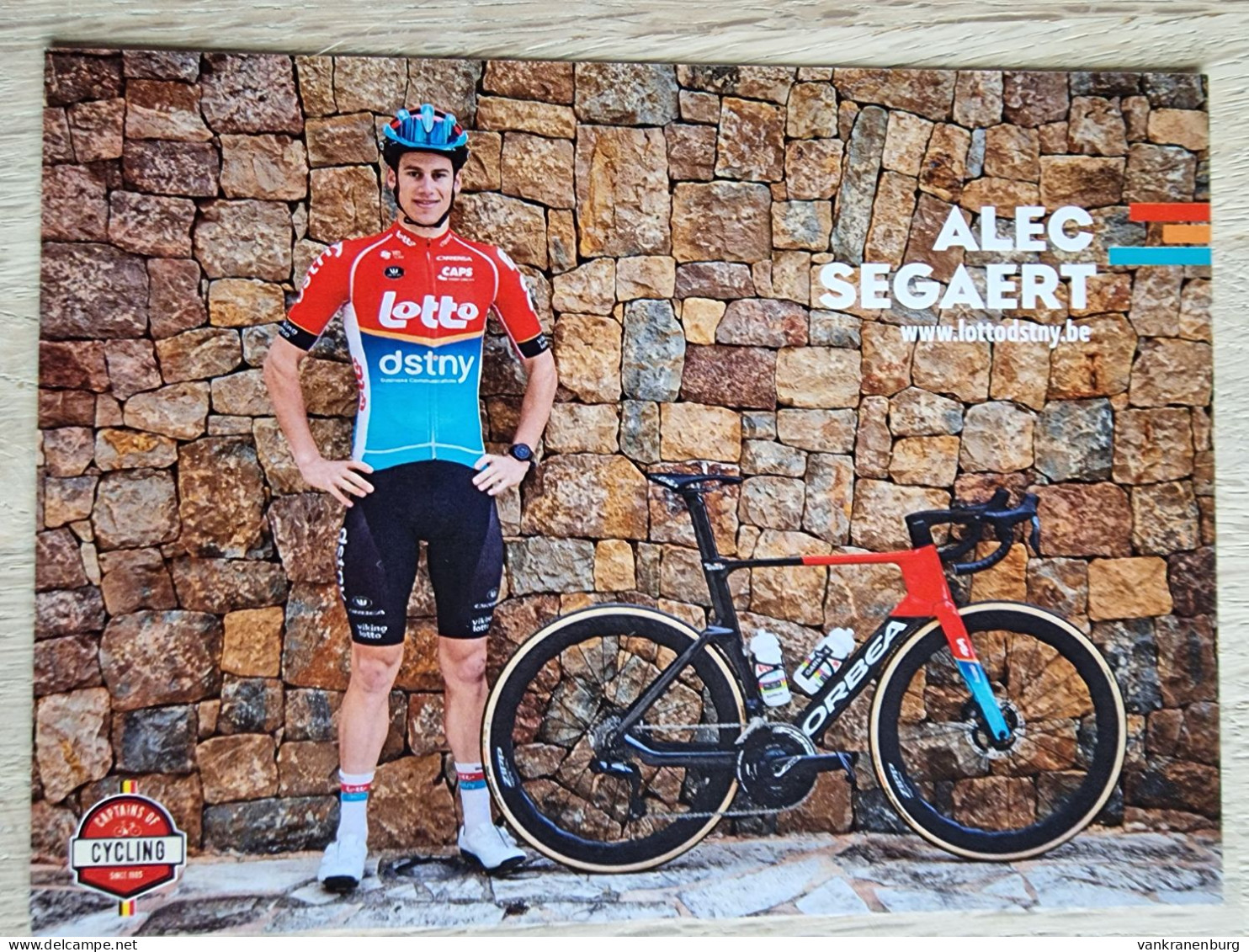 Card Alec Segaert - Team Lotto Dstny - 2024 - Belgium - Cycling - Cyclisme - Ciclismo - Wielrennen - Cyclisme