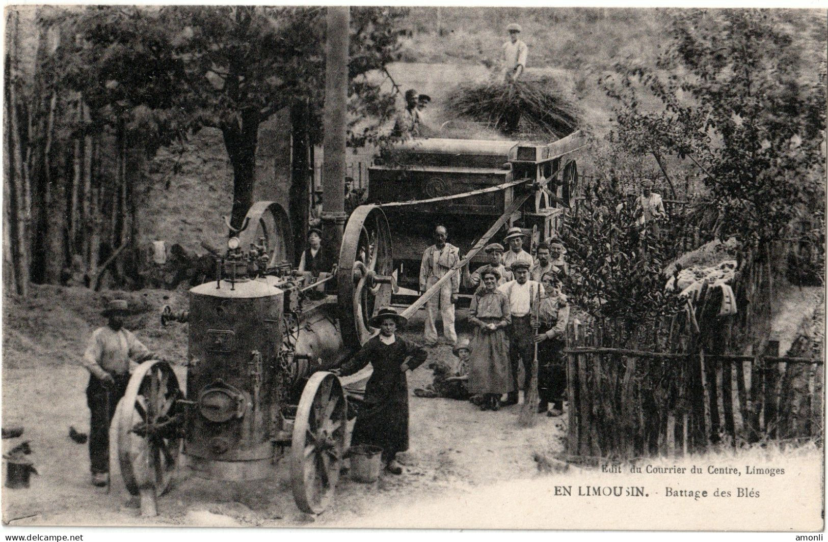 87. HAUTE-VIENNE - Battage Des Blés En Limousin. - Autres & Non Classés