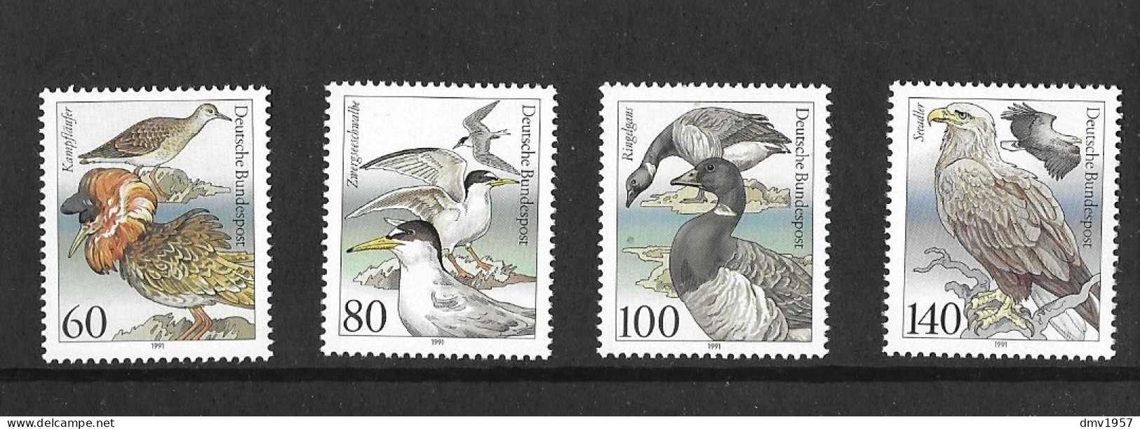 Germany 1991 MNH SeabIrds Sg 2390/3 - Nuovi