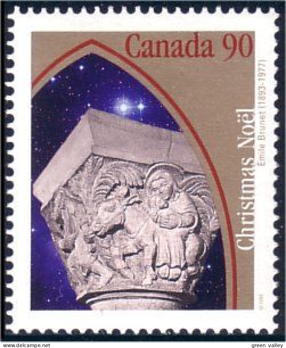 Canada Fuite En Egypte Flight To Egypt Sculpture Noel Christmas MNH ** Neuf SC (C15-87a) - Unused Stamps