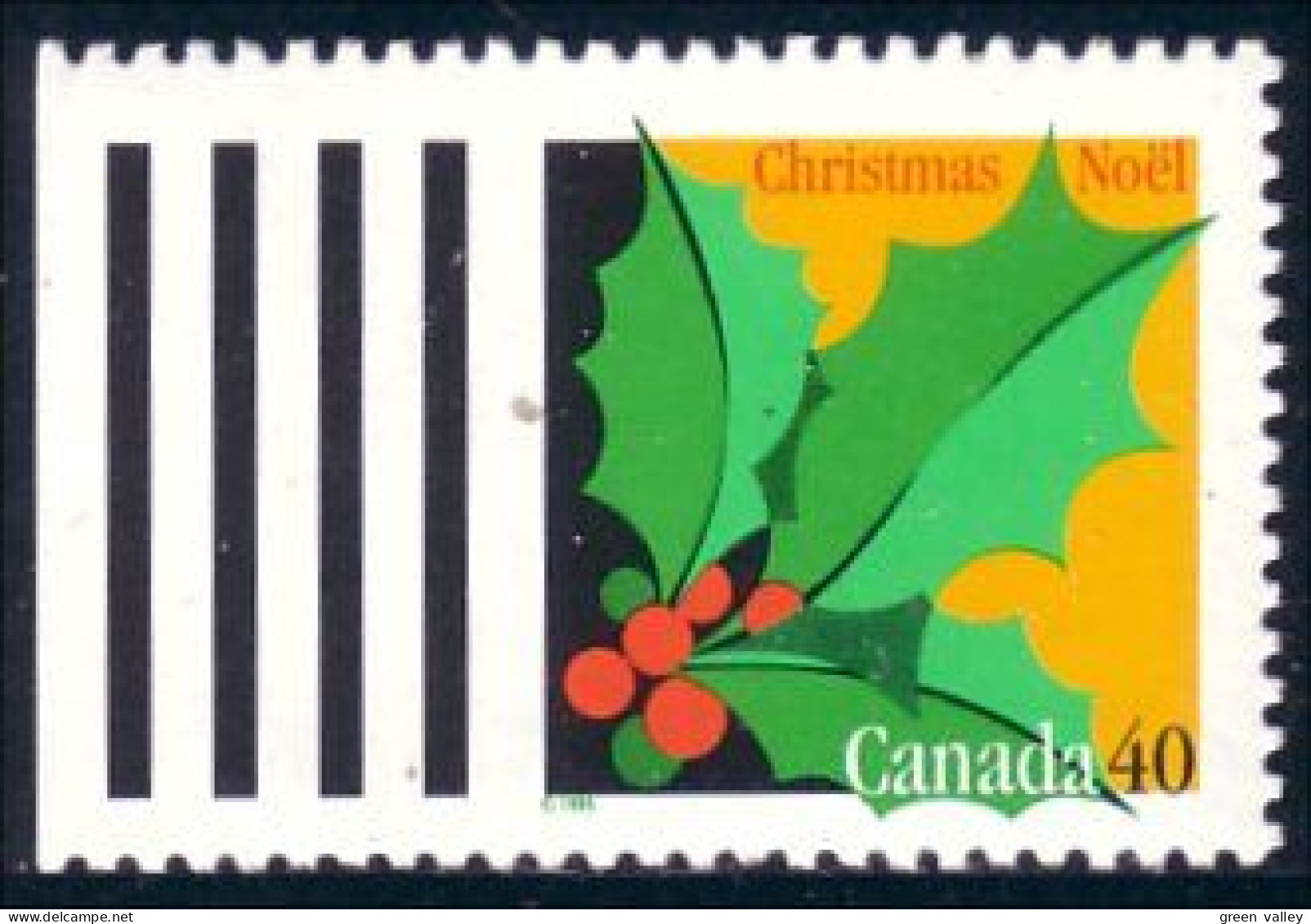 Canada Houx Holly MNH ** Neuf SC (C15-88ga) - Unused Stamps