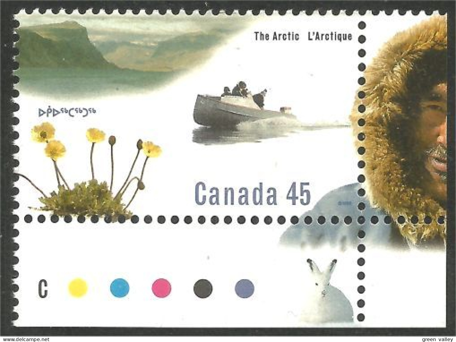 CanadaArctique ArcticLapin Lievre Hase Hare Rabbit Coniglio Koninchen MNH ** Neuf SC (C15-75ccb) - Hasen