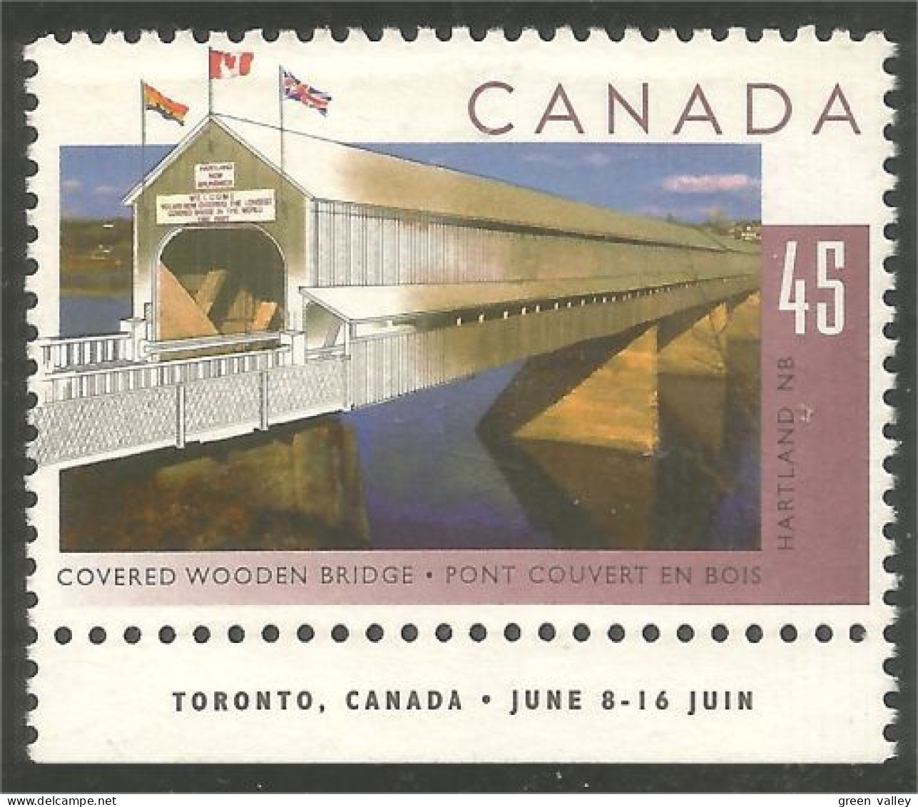 Canada Pont Hartland Bridge MNH ** Neuf SC (C15-72l) - Ungebraucht