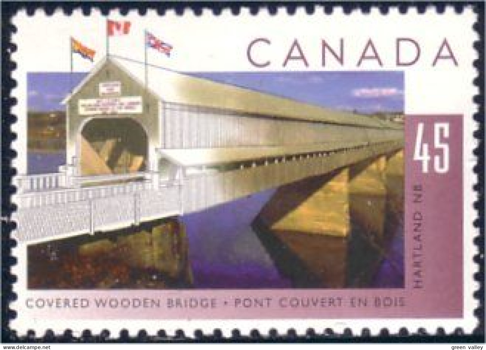 Canada Pont Hartland Bridge MNH ** Neuf SC (C15-72b) - Puentes