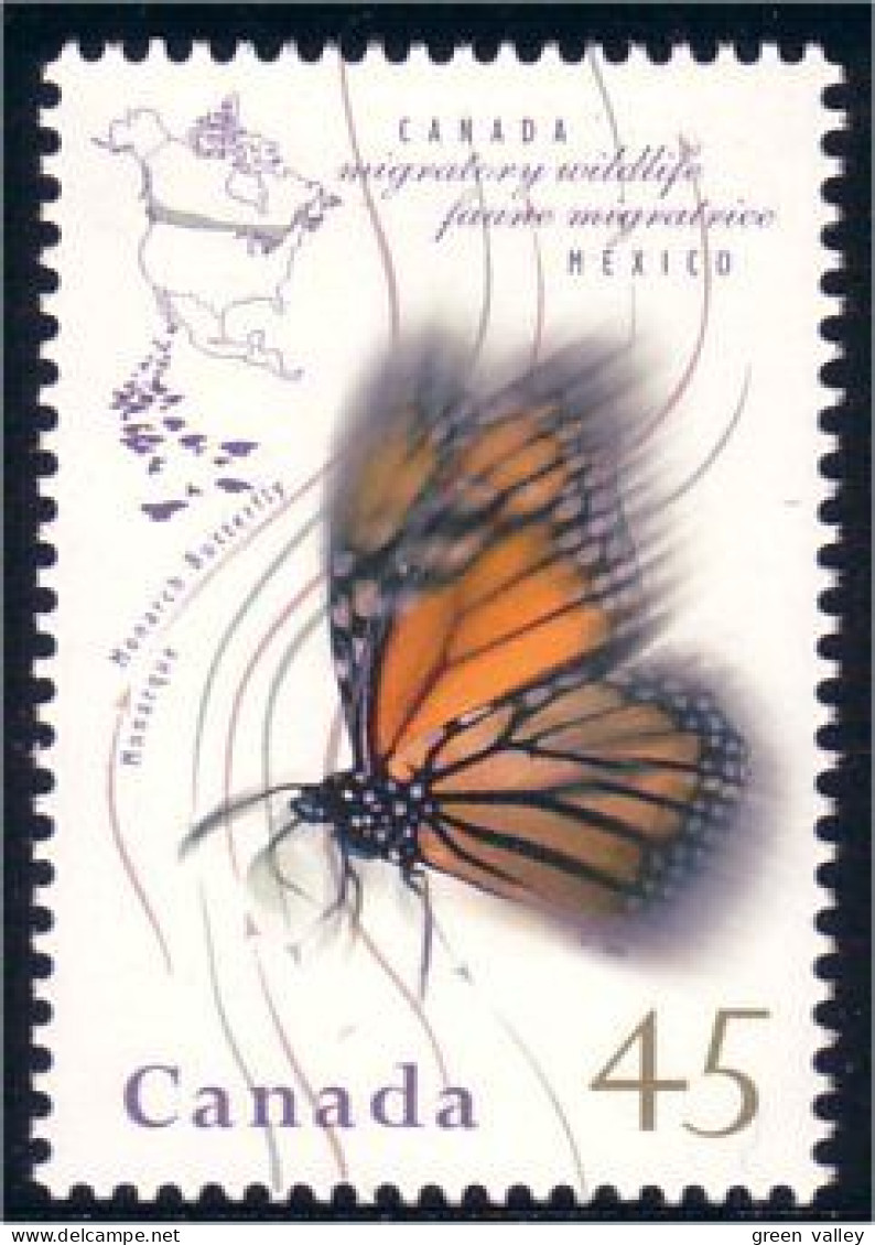 Canada Papillon Monarch Butterfly MNH ** Neuf SC (C15-63b) - Butterflies