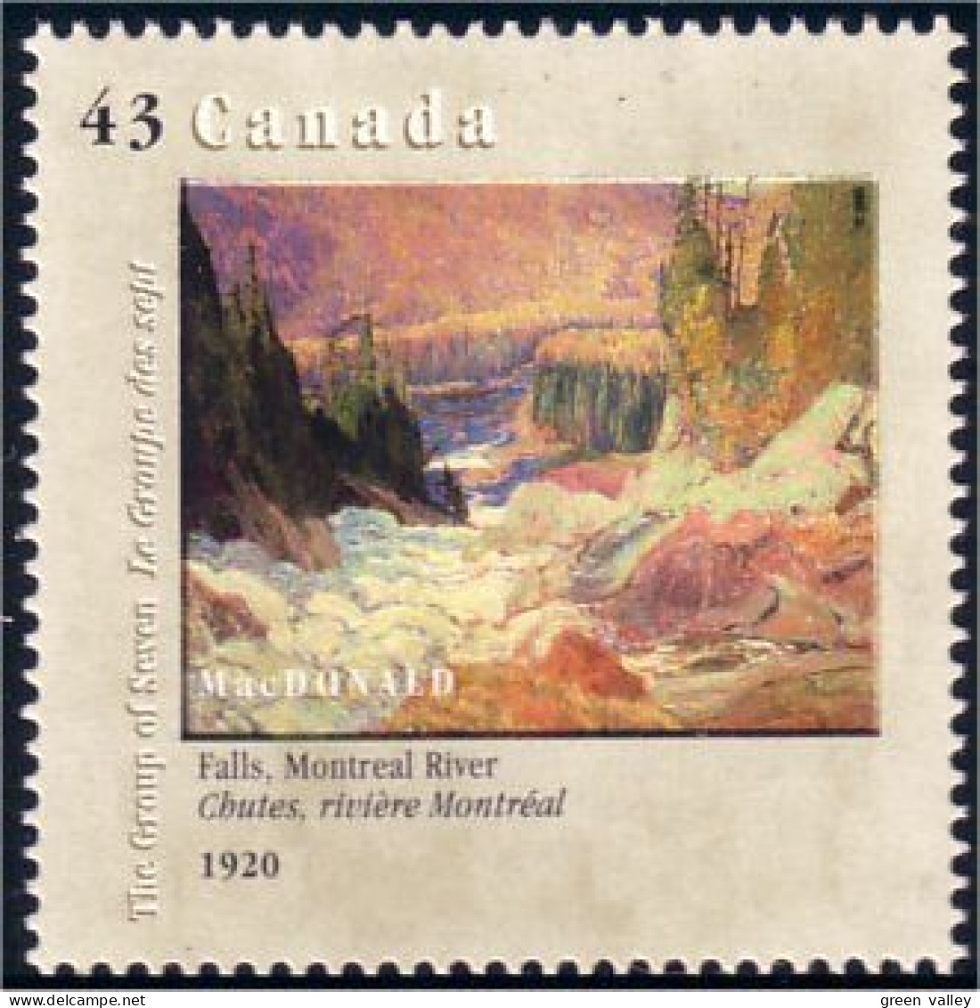 Canada Tableau MacDonald Painting MNH ** Neuf SC (C15-60c) - Unused Stamps