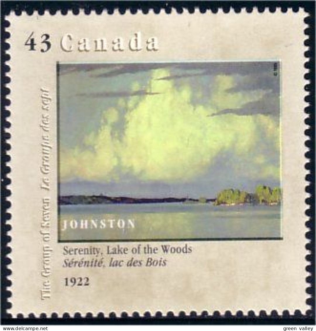 Canada Tableau Frank Johnston Painting MNH ** Neuf SC (C15-60a) - Nuevos