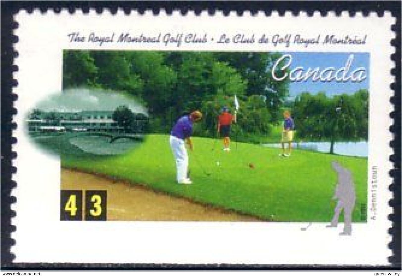 Canada Golf Royal Montreal MNH ** Neuf SC (C15-57bb) - Golf