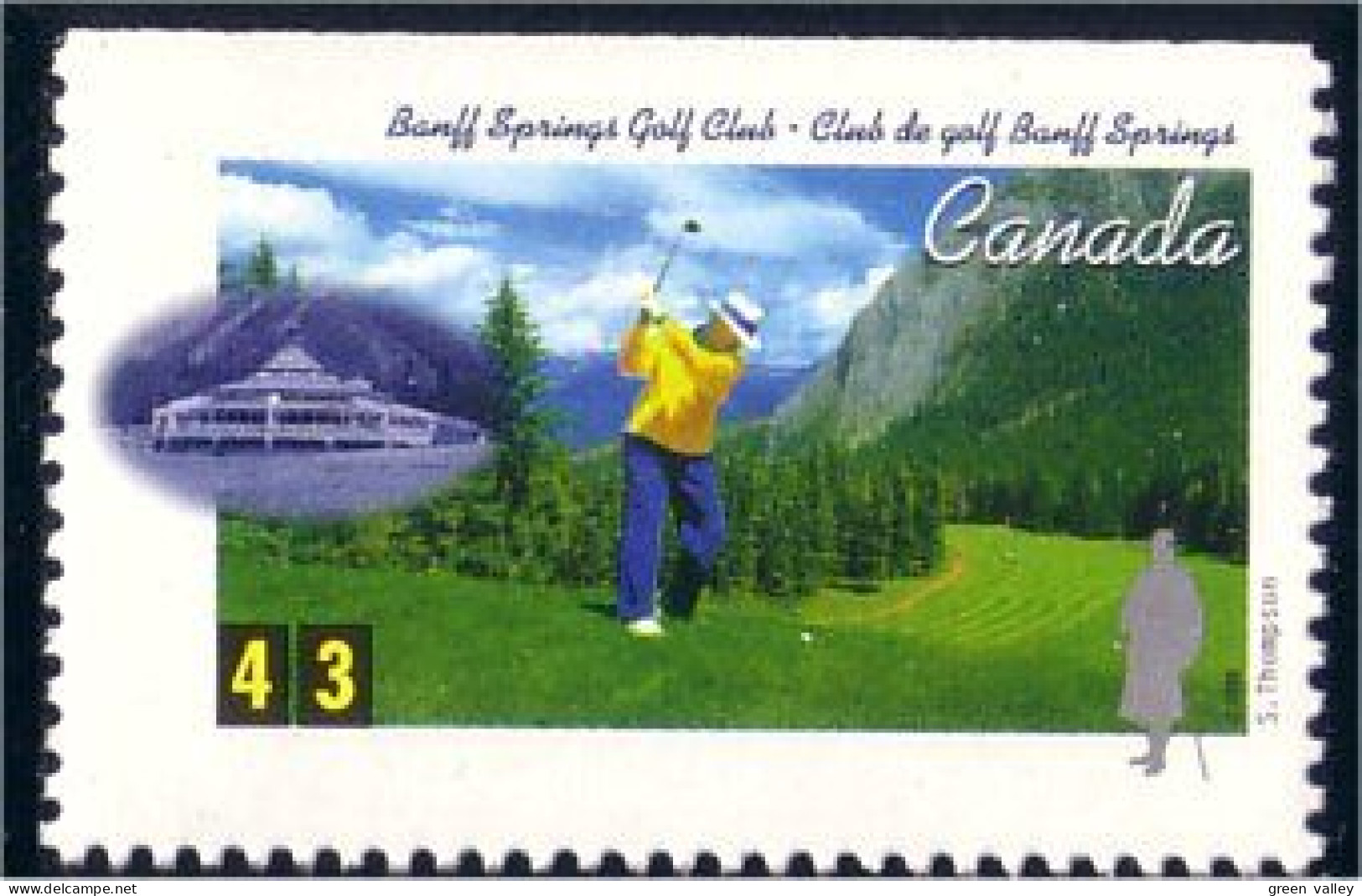 Canada Golf Banff Springs MNH ** Neuf SC (C15-53hb) - Golf