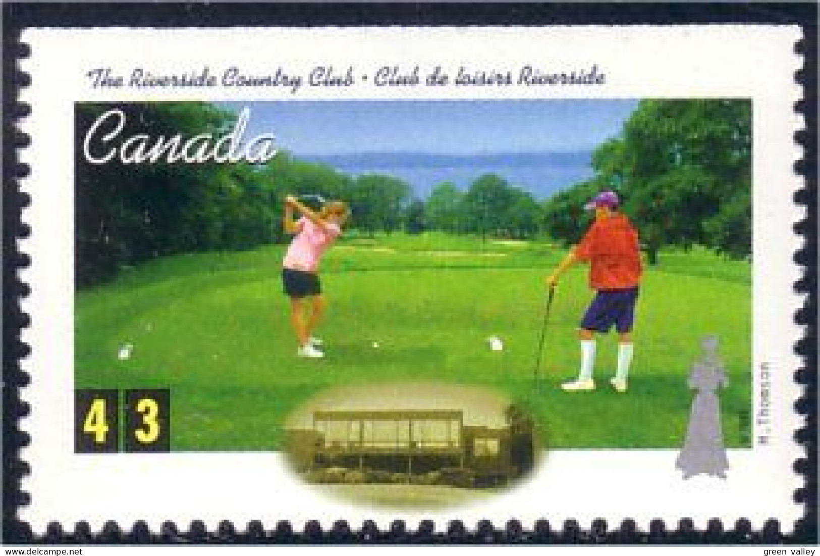 Canada Golf Riverside Country Club MNH ** Neuf SC (C15-54hb) - Golf