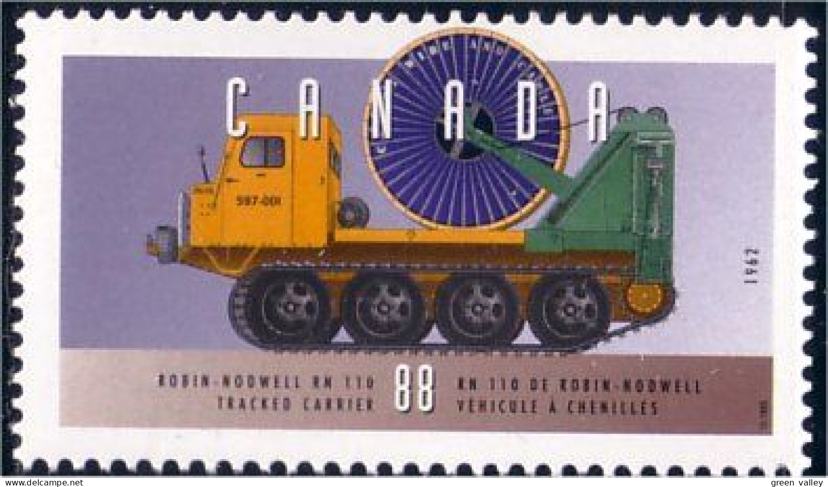 Canada Camion A Chenilles Tracked Carrier MNH ** Neuf SC (C15-52eb) - Autres (Terre)