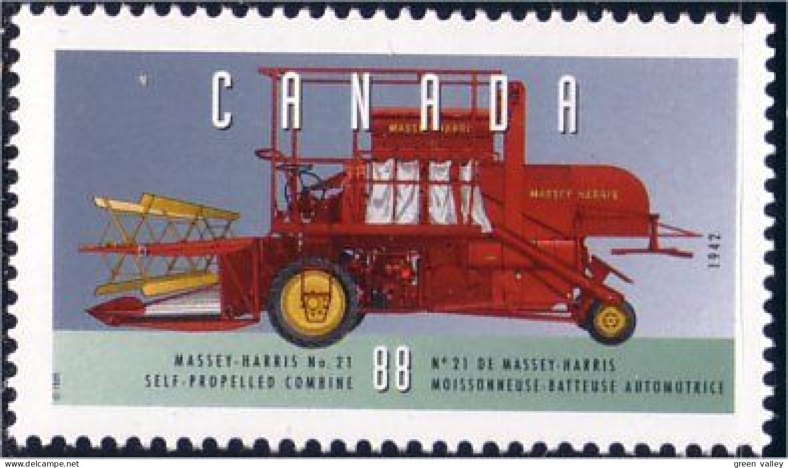 Canada Moisonneuve-batteuse Combine MNH ** Neuf SC (C15-52fb) - Agricoltura