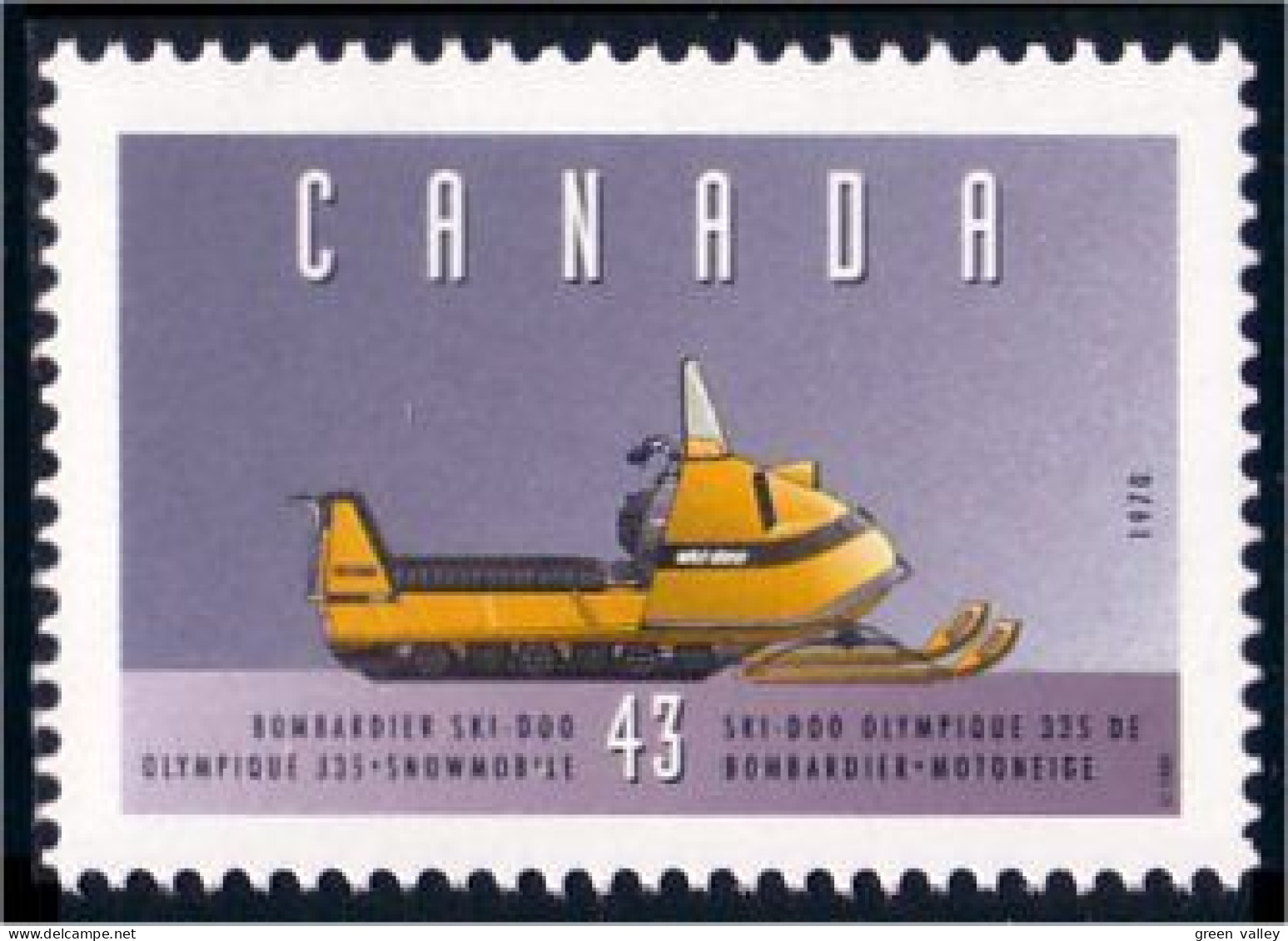 Canada Snowmobile Moto-neige Ski-doo MNH ** Neuf SC (C15-52ba) - Nuevos