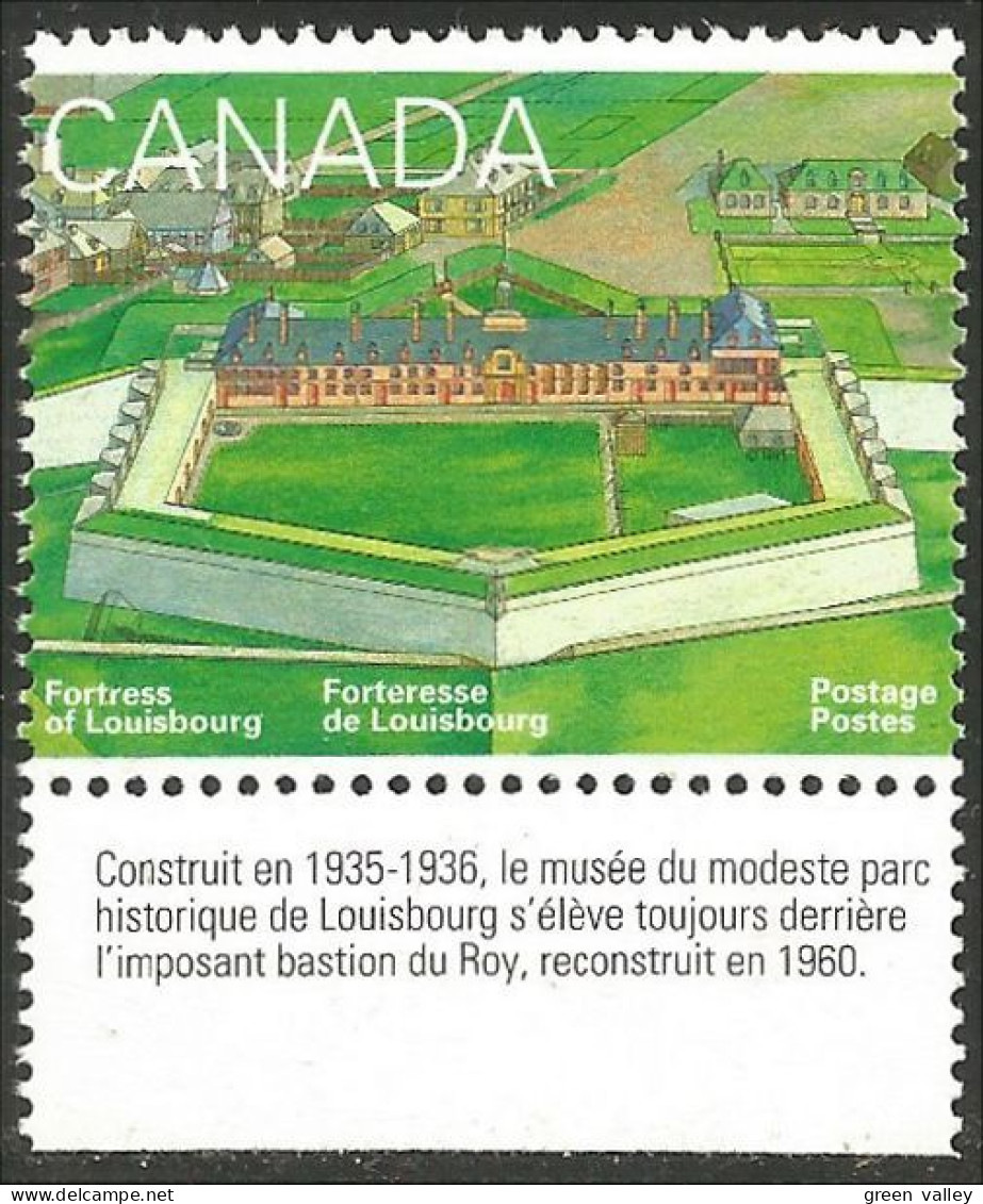 Canada Forteresse Louisbourg Museum Français MNH ** Neuf SC (C15-49ba) - Ungebraucht