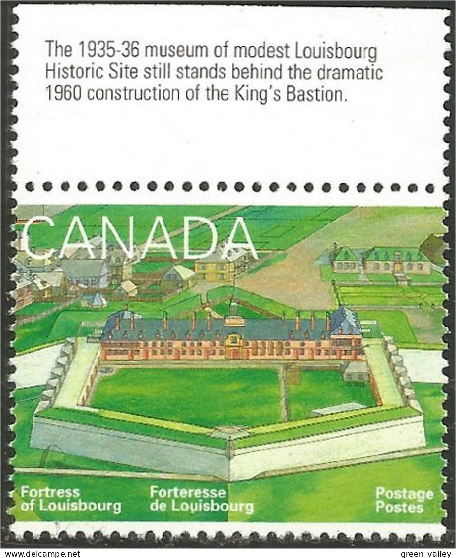 Canada Forteresse Louisbourg Museum English MNH ** Neuf SC (C15-49hb) - Militaria