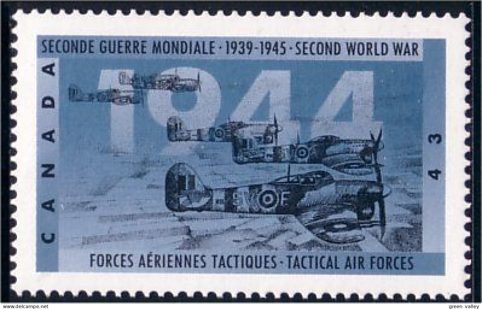 Canada Tactical Air Forces Aériennes Tactiques MNH ** Neuf SC (C15-39a) - Unused Stamps