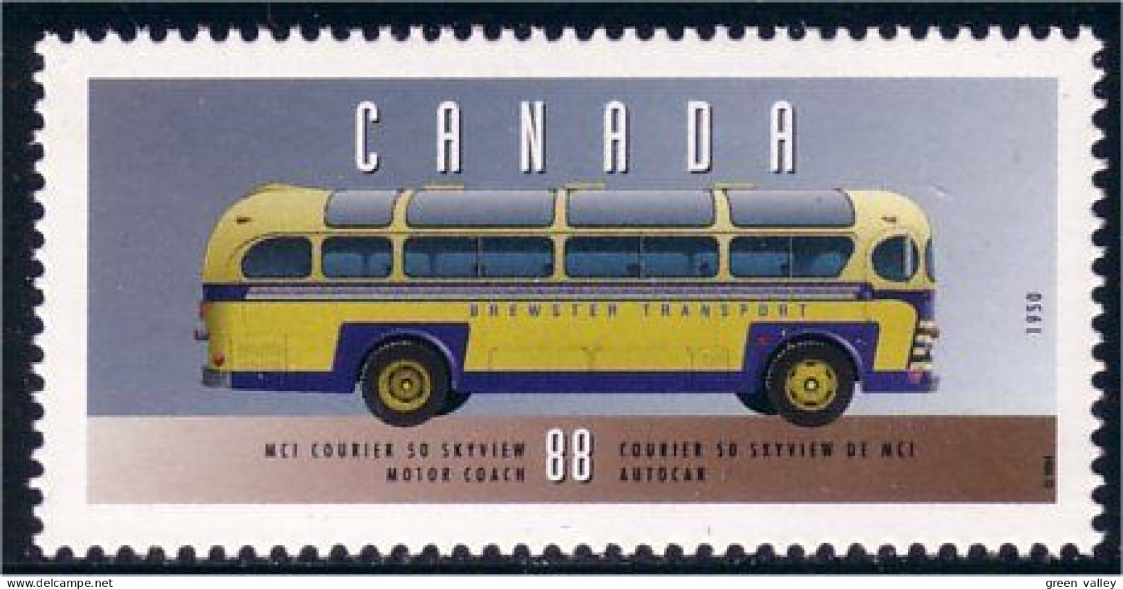 Canada Autobus MCI Courier Skyview Motor Coach MNH ** Neuf SC (C15-27fa) - Neufs