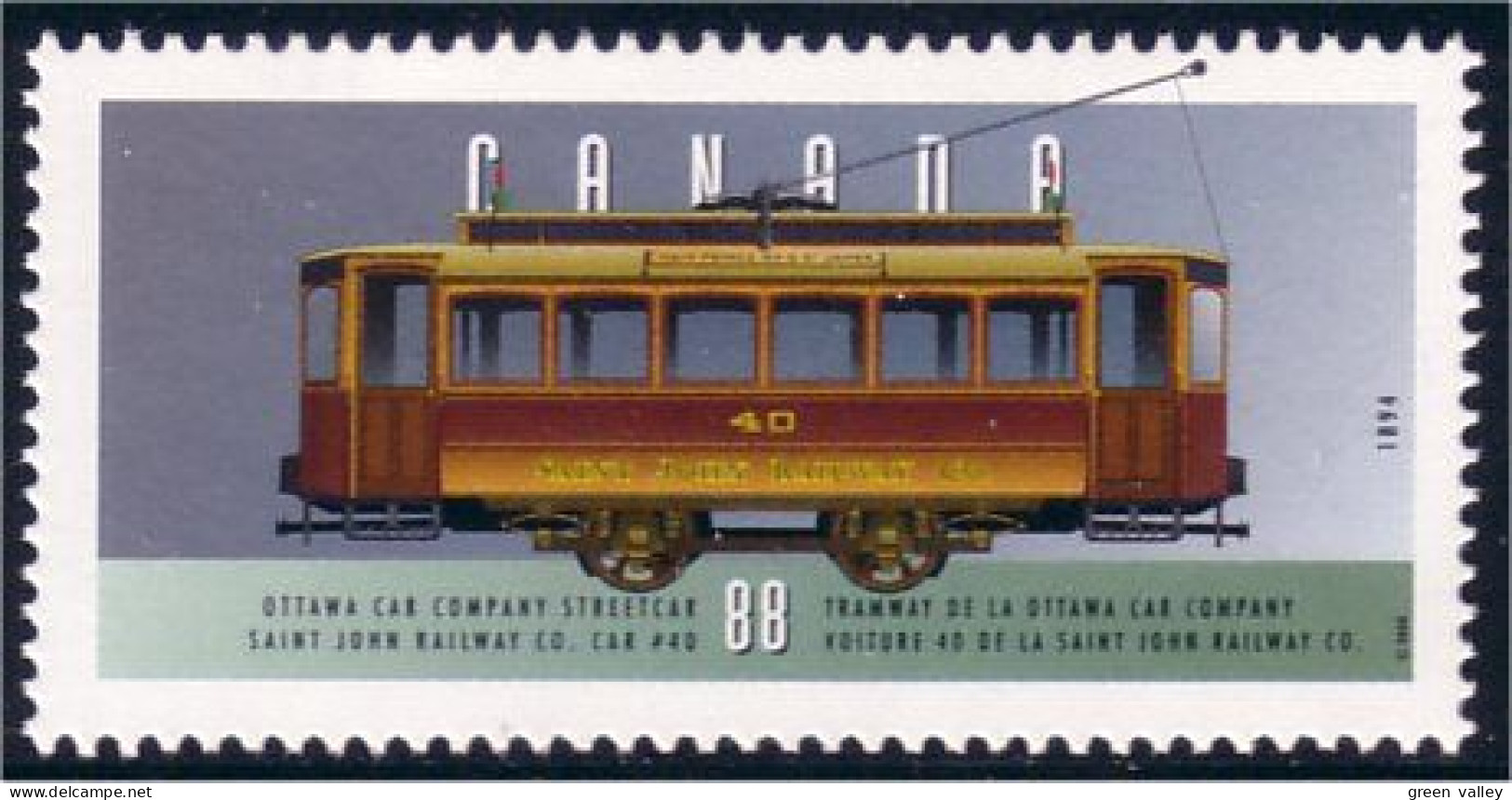 Canada Tramway Ottawa MNH ** Neuf SC (C15-27eb) - Tram