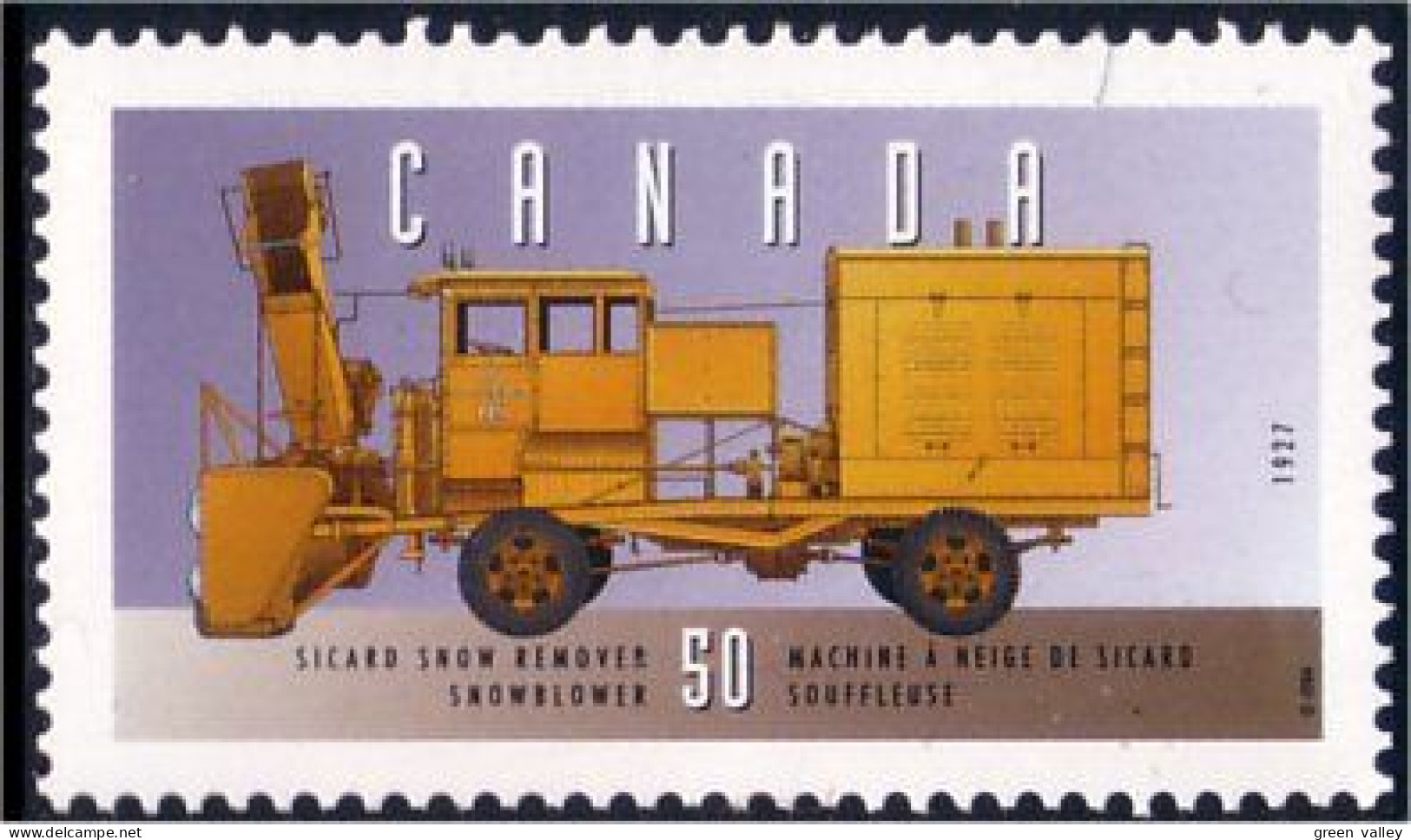 Canada Chasse Neige Sicard Snowblower MNH ** Neuf SC (C15-27cb) - Climate & Meteorology