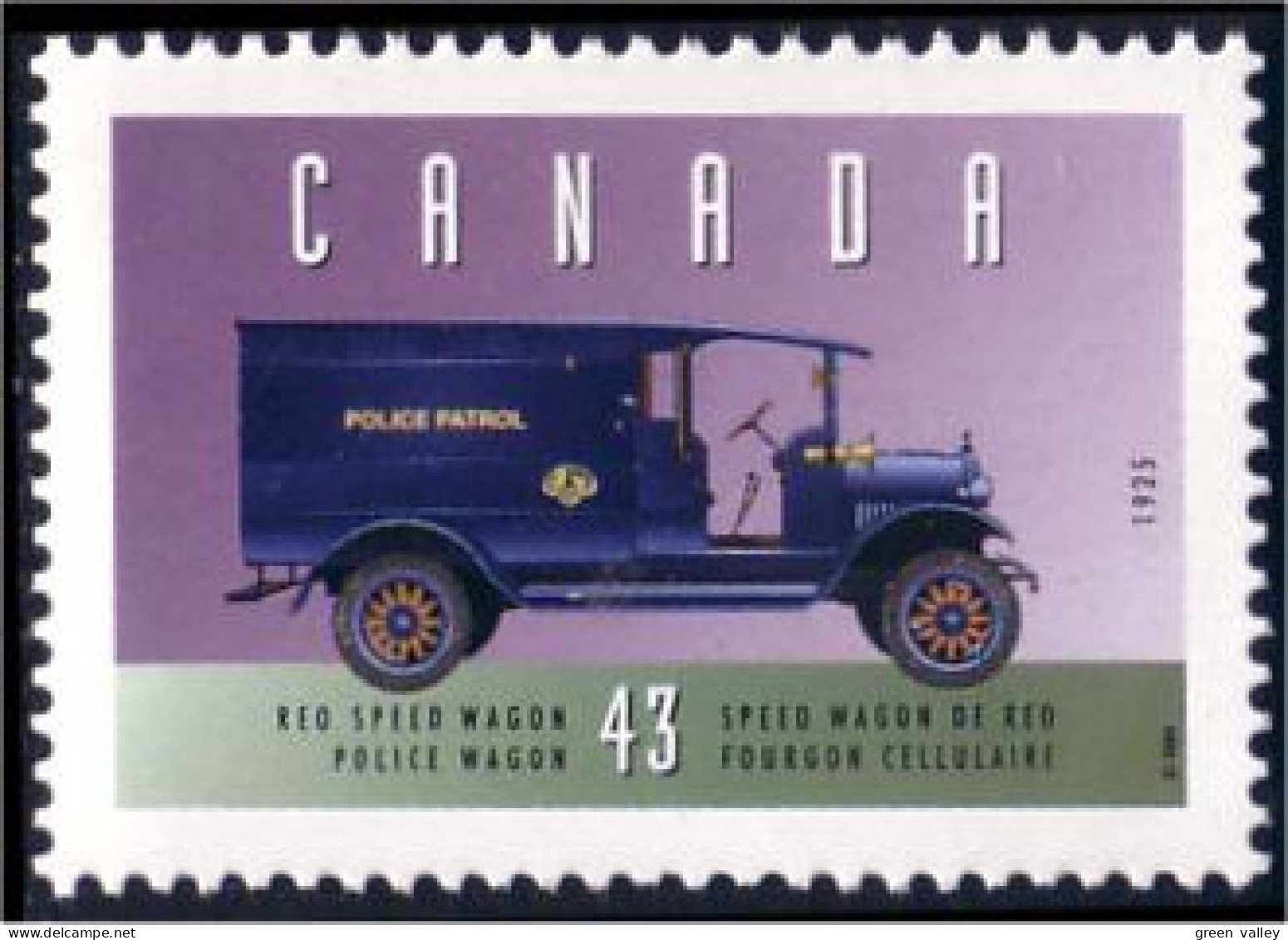 Canada Reo Police Wagon MNH ** Neuf SC (C15-27bc) - Vrachtwagens