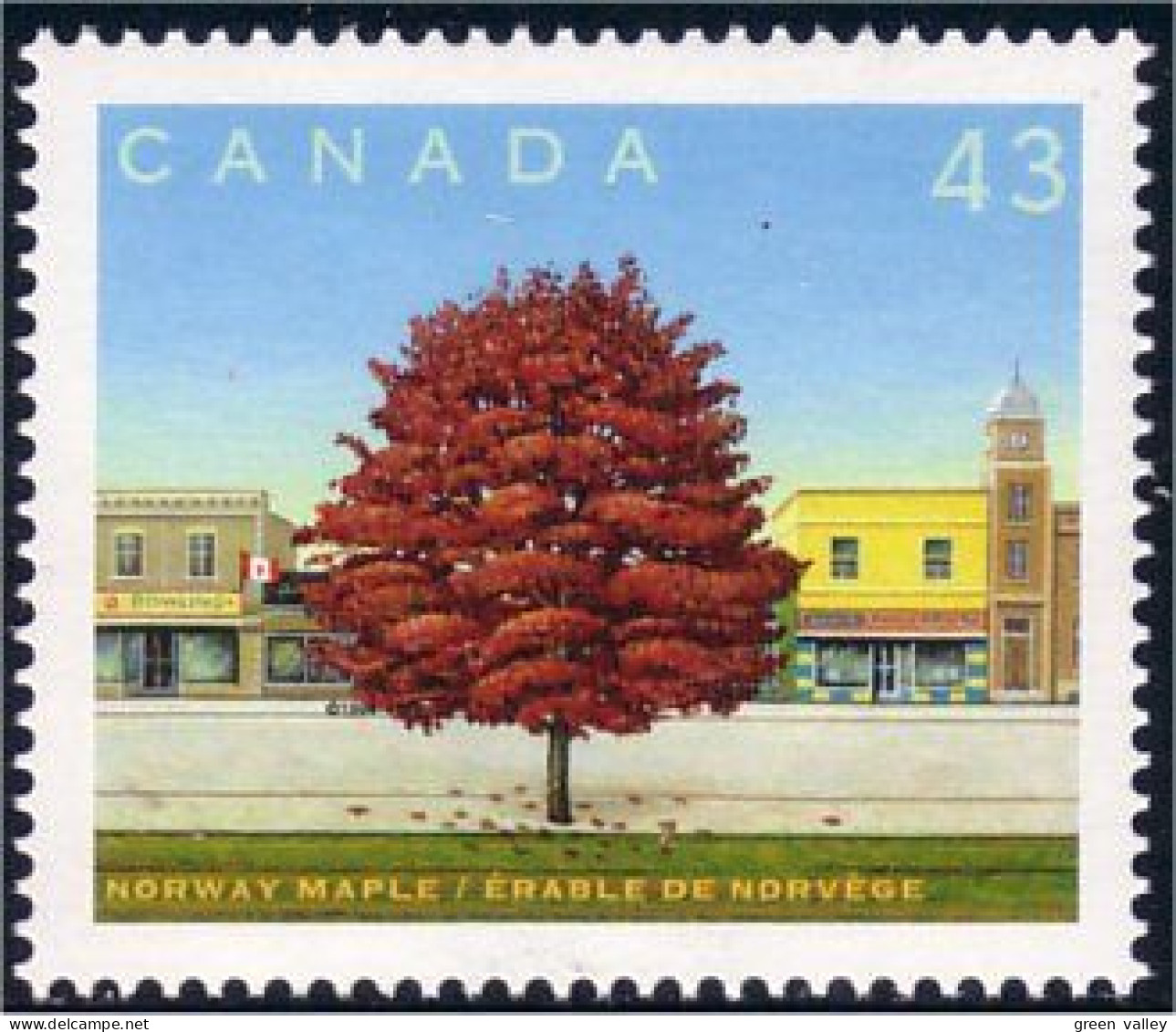 Canada Arbre Erable Norvege Norway Maple Tree MNH ** Neuf SC (C15-24ea) - Nuovi