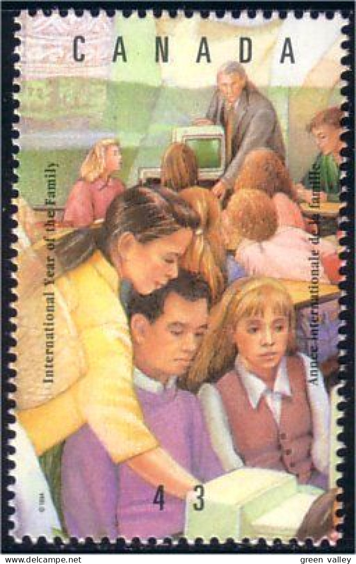 Canada Famille Family Ordinateurs Education Computers MNH ** Neuf SC (C15-23da) - Unused Stamps