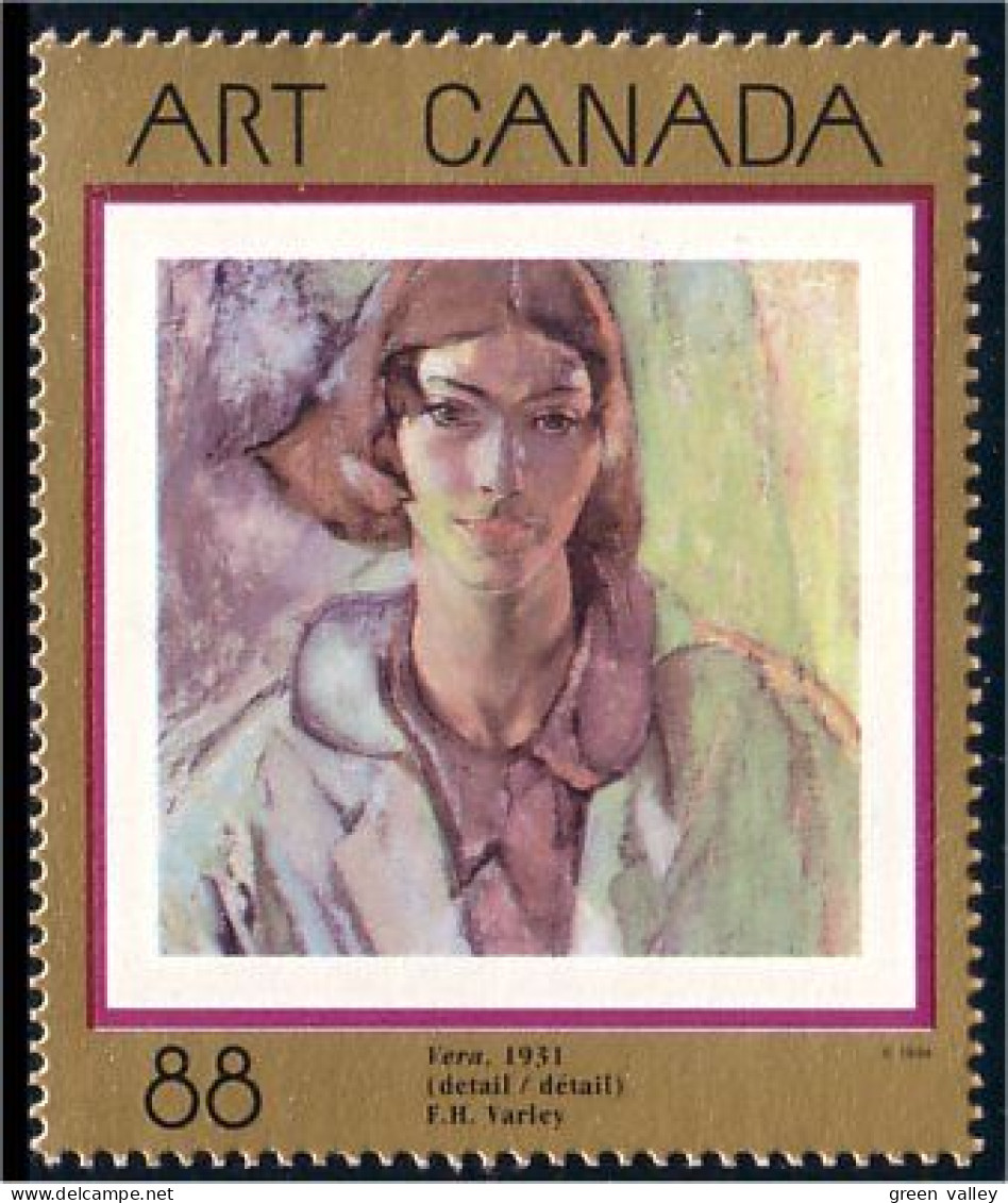 Canada Tableau Vera By Varley Painting MNH ** Neuf SC (C15-16b) - Sonstige & Ohne Zuordnung
