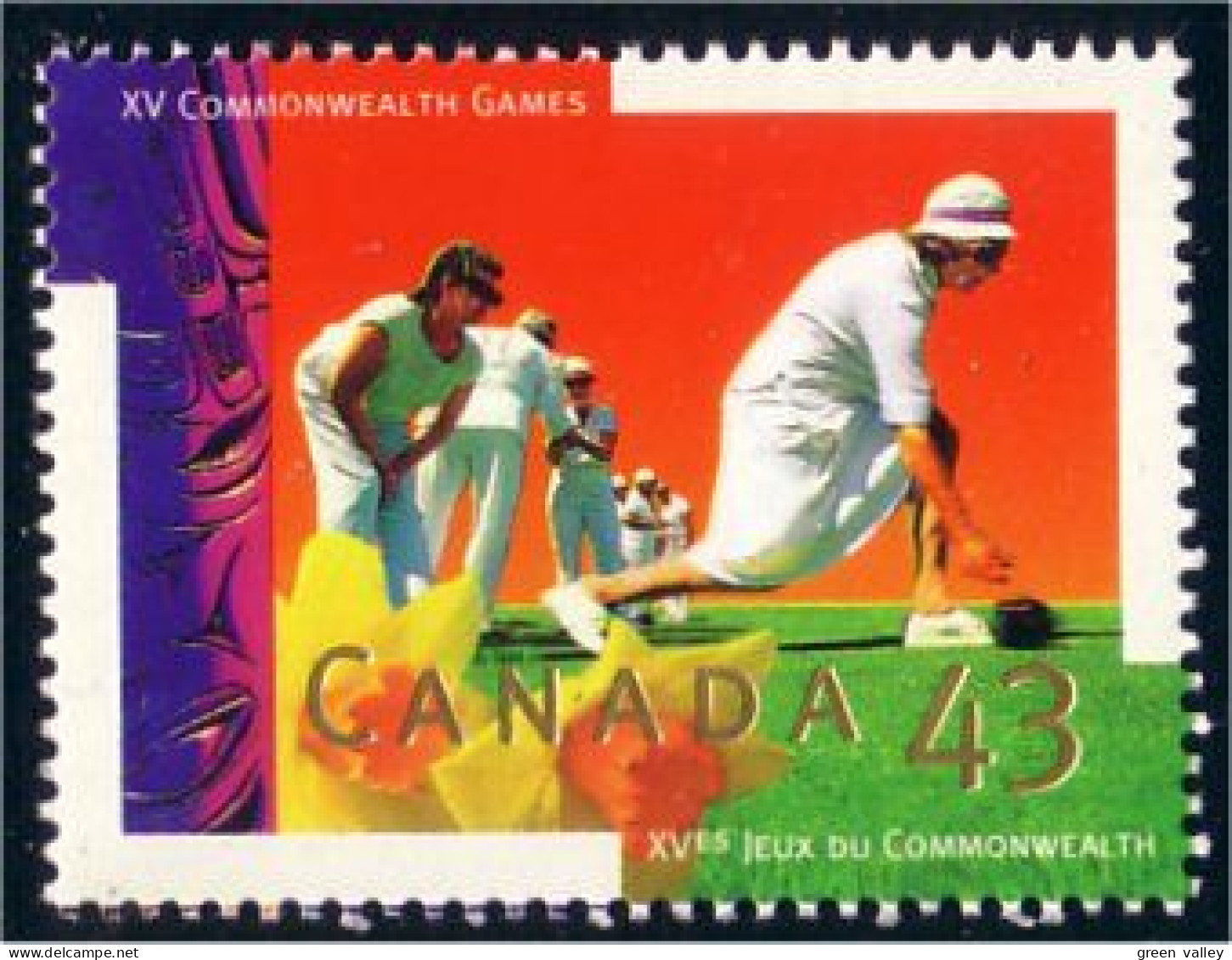 Canada Lawn Bowling MNH ** Neuf SC (C15-17b) - Other & Unclassified