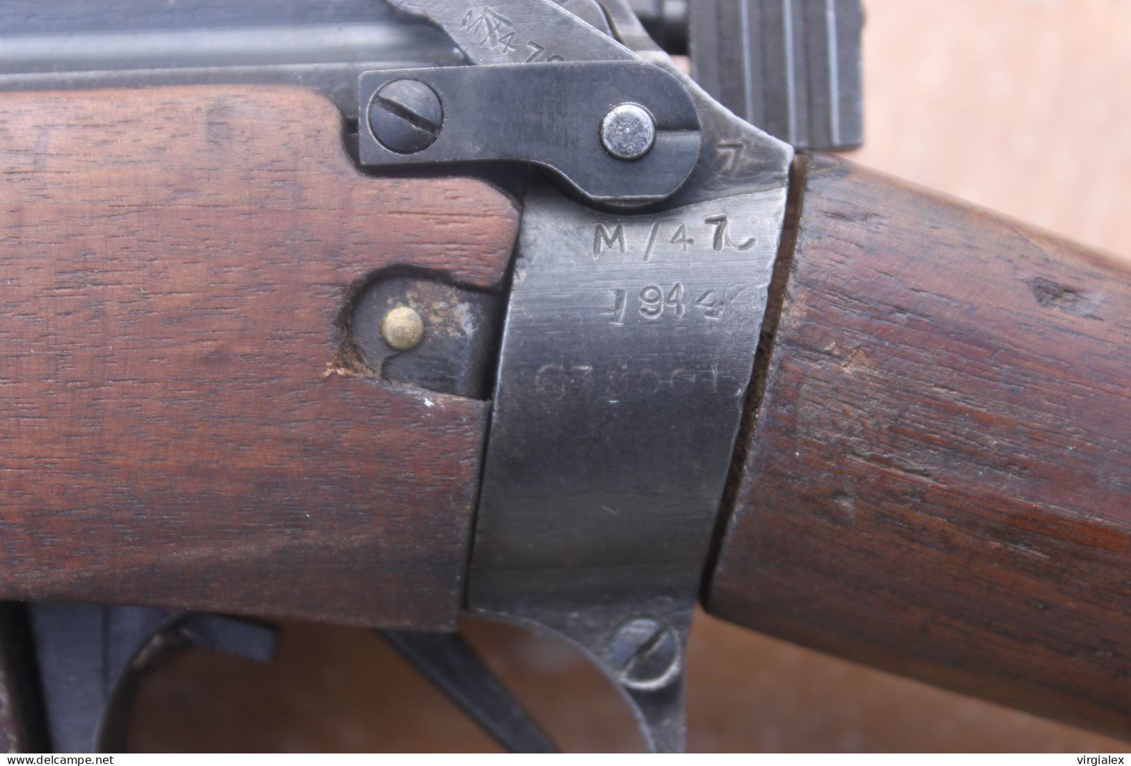 Fusil Lee Enfield N°4 MK I 1944 Neutralisé Neutralisation St-Etienne 2019 C9°) Militaria Ww2 FFI GB Anglais Britannique - Armes Neutralisées