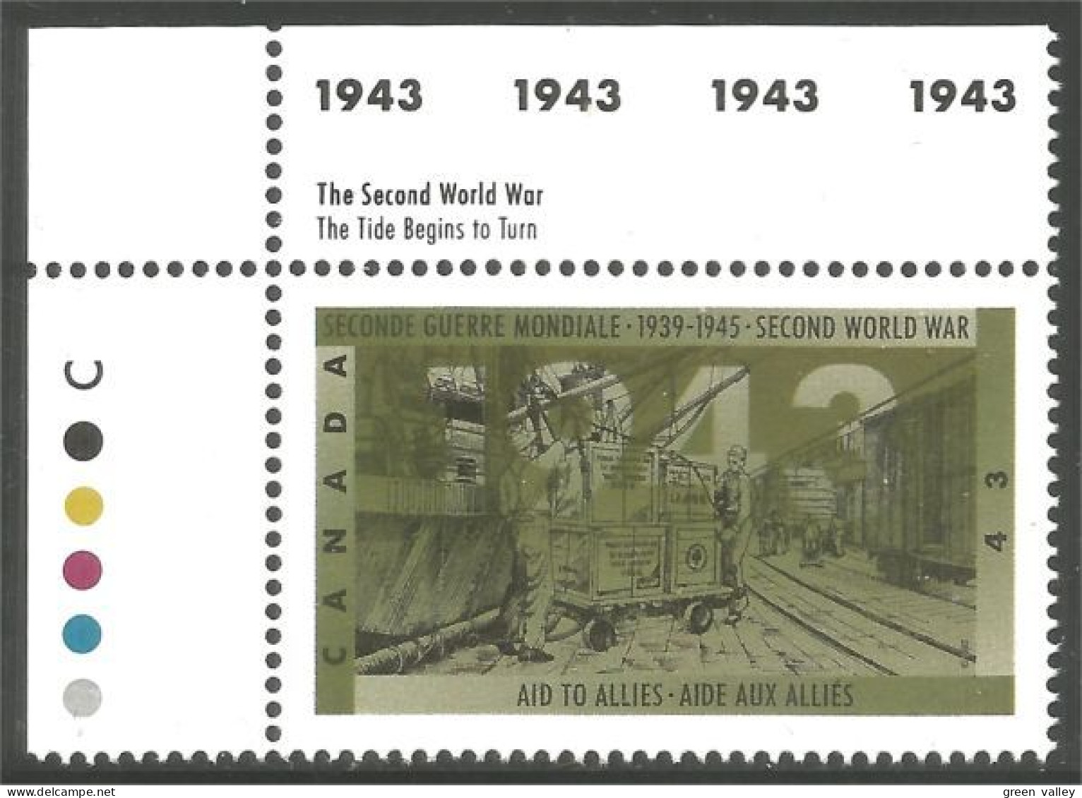 Canada Aide Aux Allies Aid To Allies Croix Rouge Red Cross Wagon MNH ** Neuf SC (C15-03pc) - Neufs