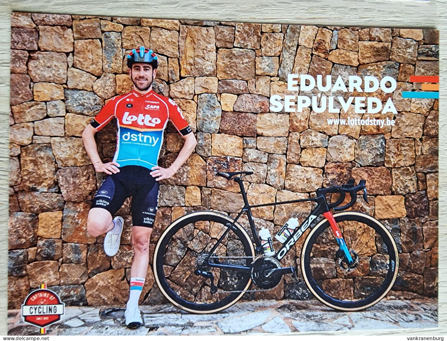 Card Eduardo Sepulveda - Team Lotto Dstny - 2024 - Belgium - Cycling - Cyclisme - Ciclismo - Wielrennen - Cyclisme