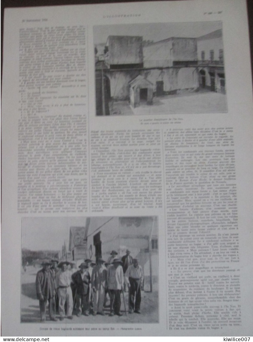 1924 Bagne ILE NOU  Comment Finit Un Bagne La Nouvelle NOUMEA Nouvelle Calédonie  Bagnard Prison - Zonder Classificatie